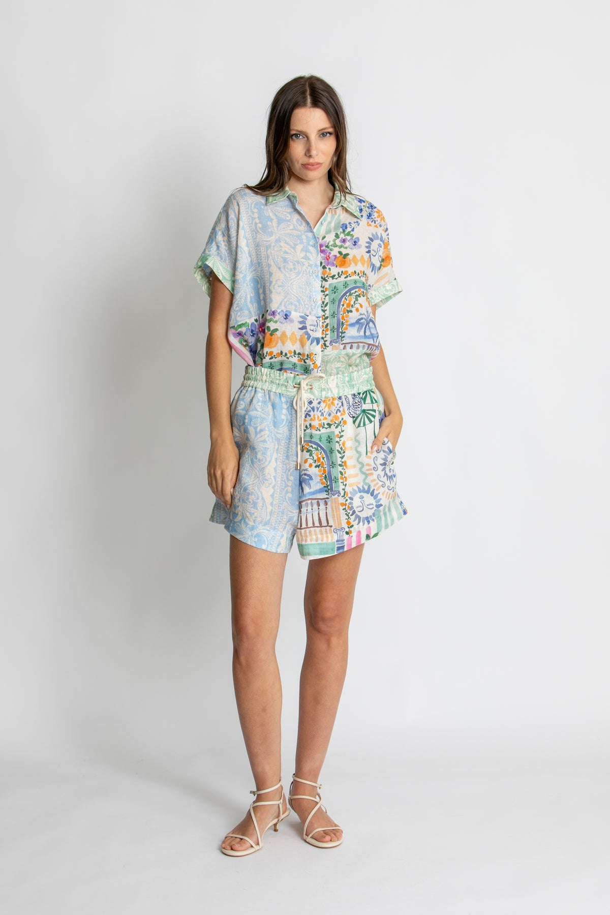 Kachel - Naomi Print Shorts