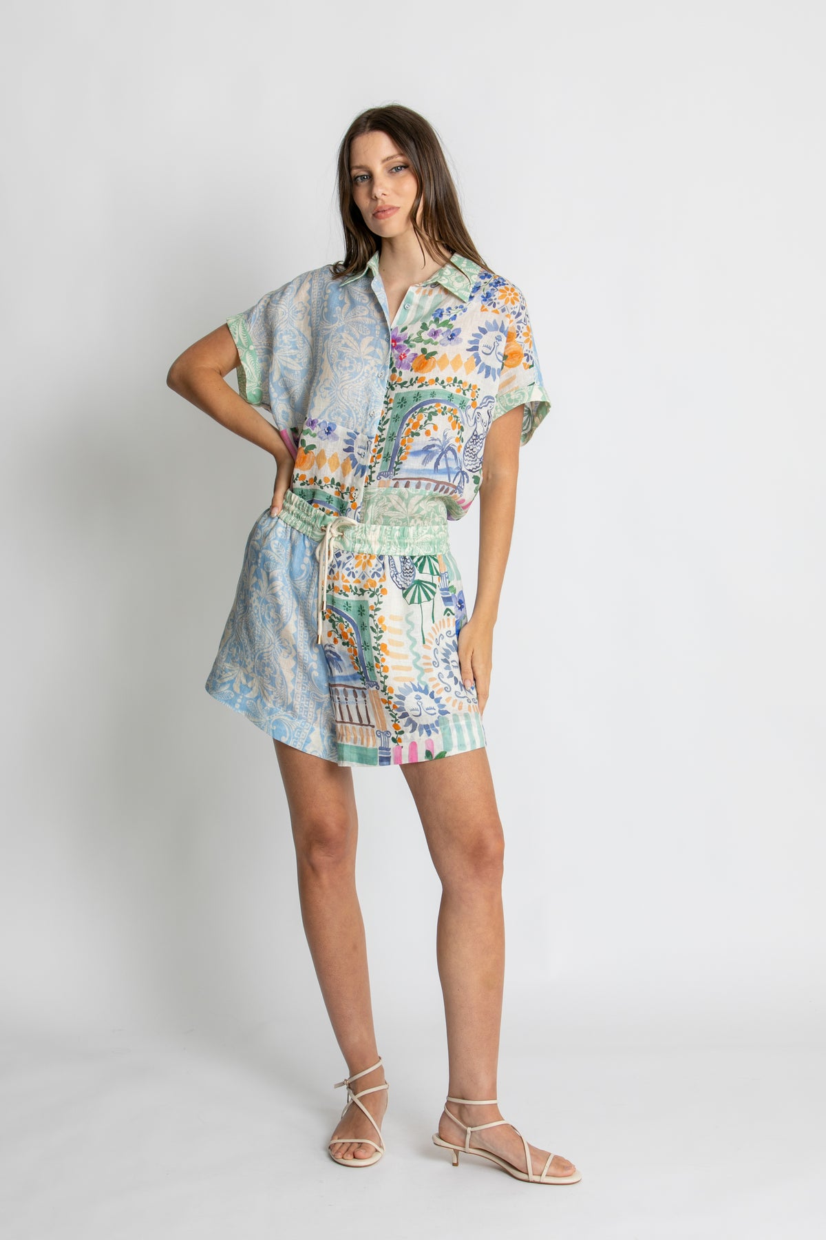 Kachel - Naomi Print Shorts