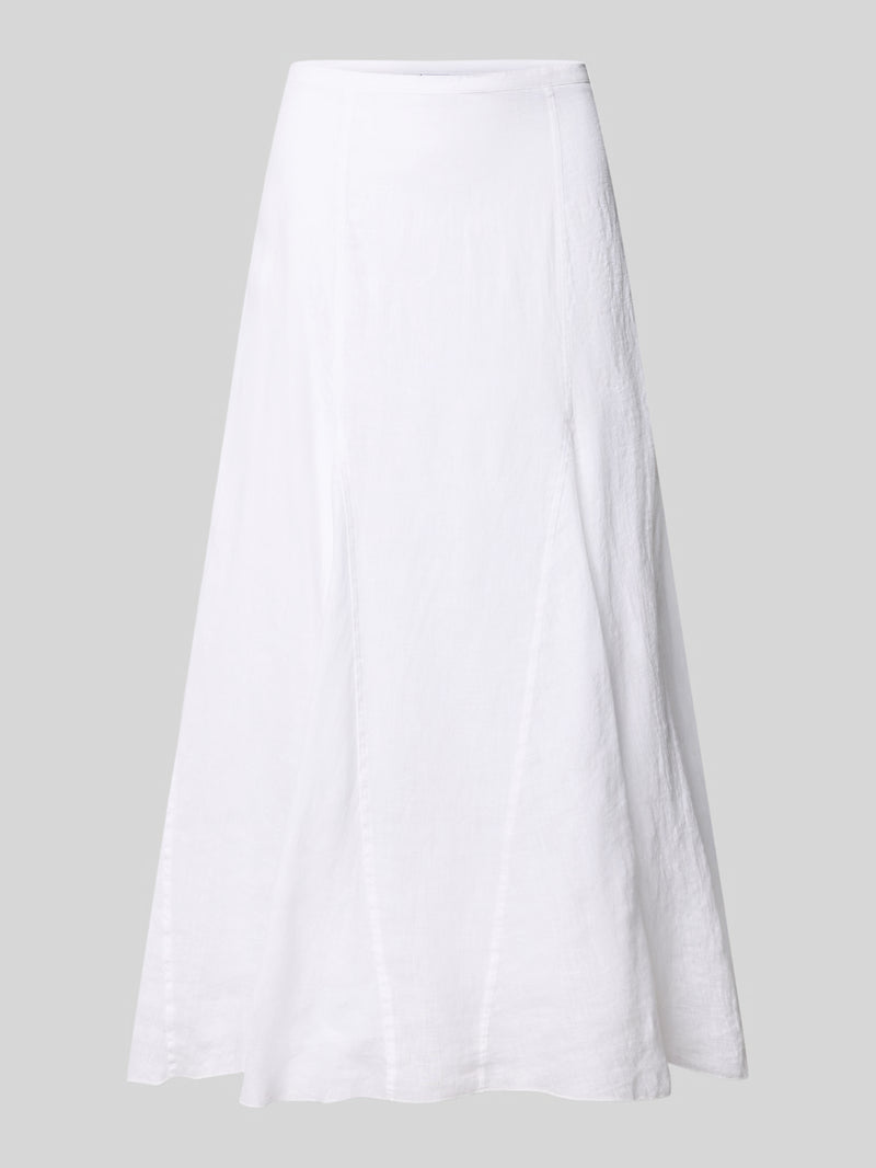 Emily Van Den Bergh - White Linen Skirt