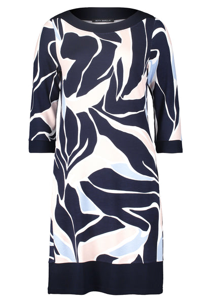 Betty Barclay - Multi Colour Leaf Print Dress