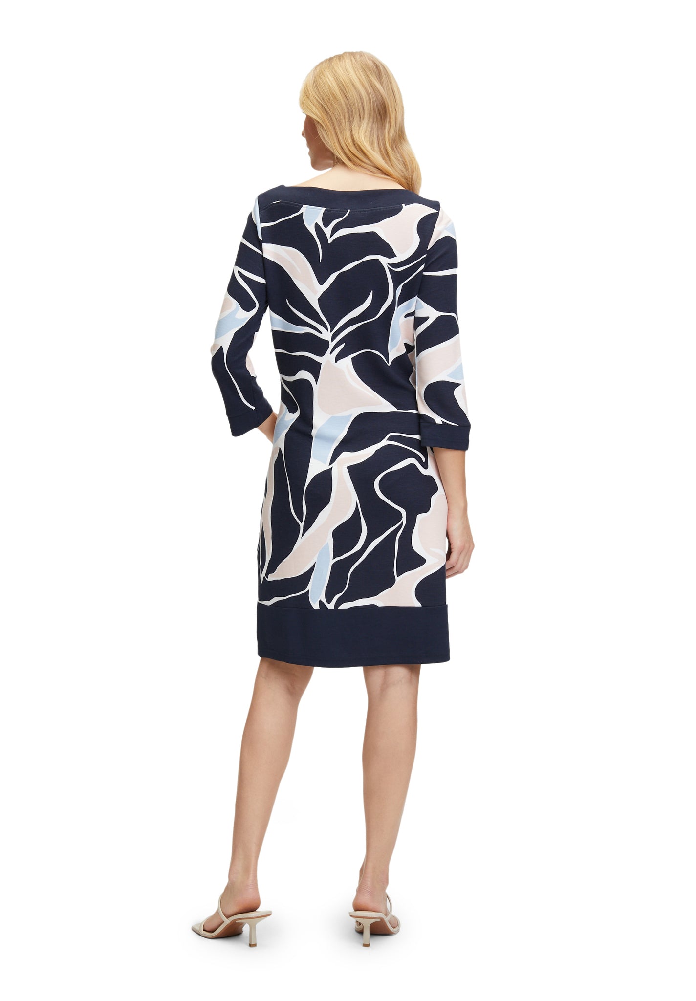 Betty Barclay - Multi Colour Leaf Print Dress