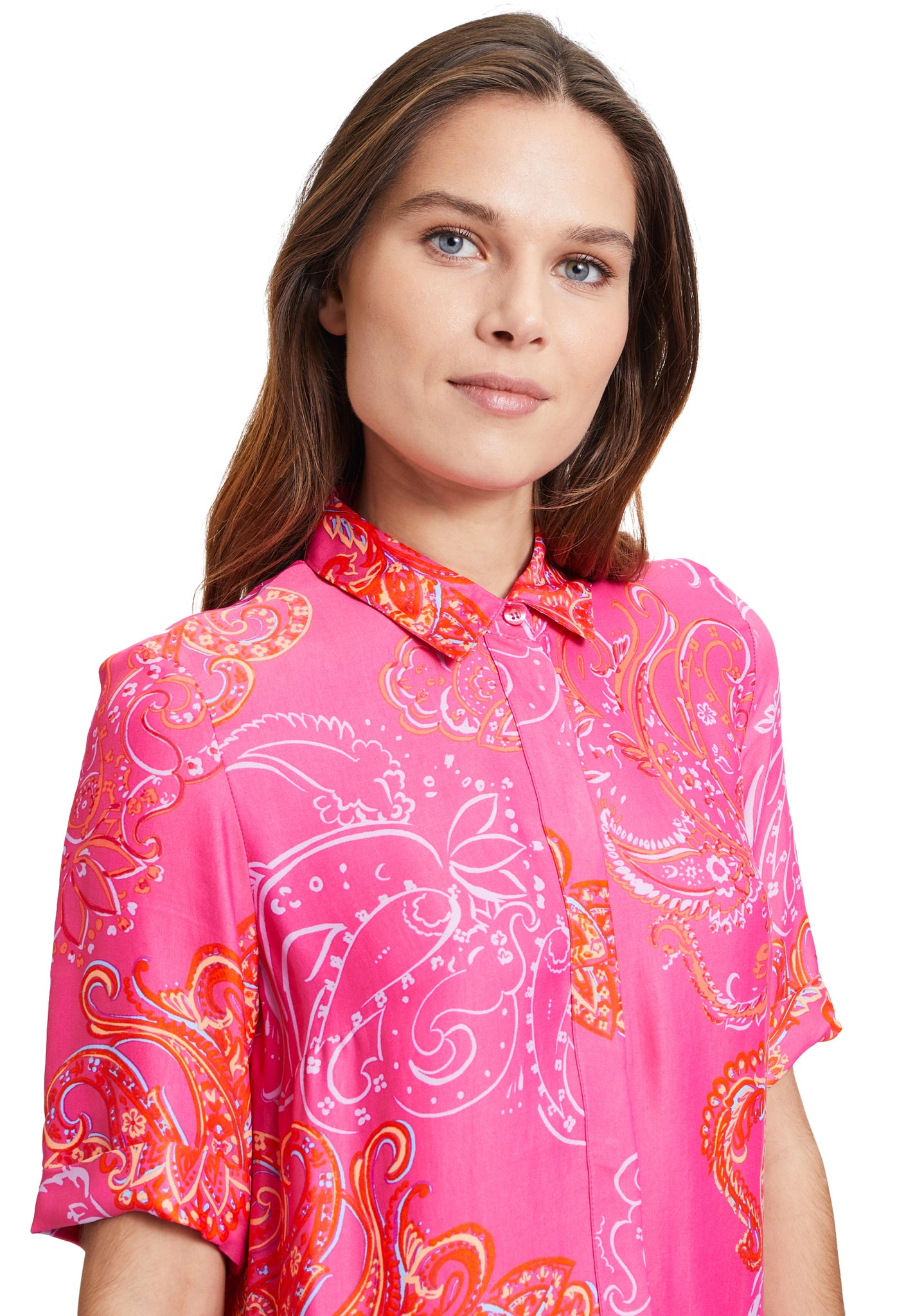 Betty Barclay - Vibrant Pink Pattern Dress