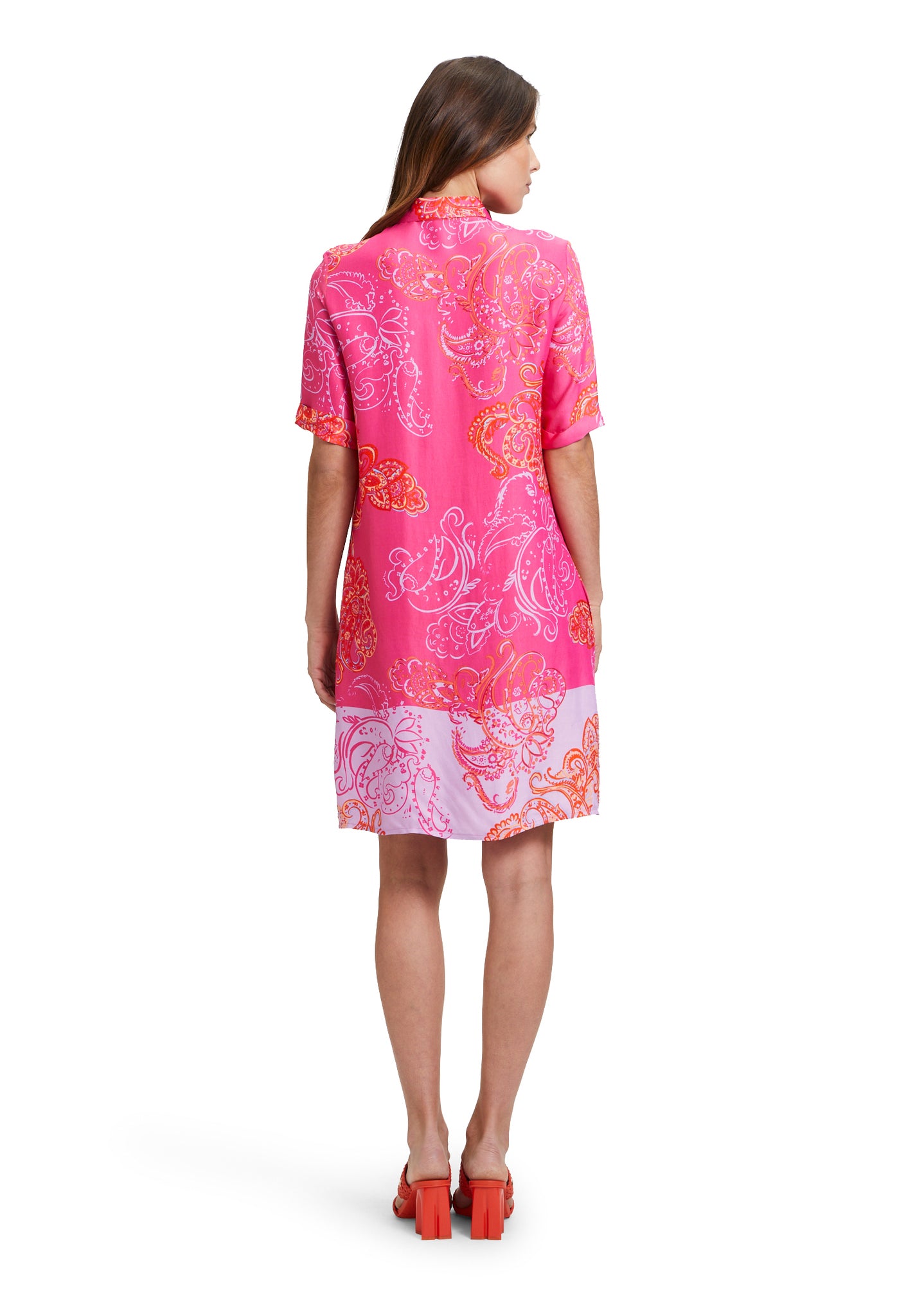 Betty Barclay - Vibrant Pink Pattern Dress