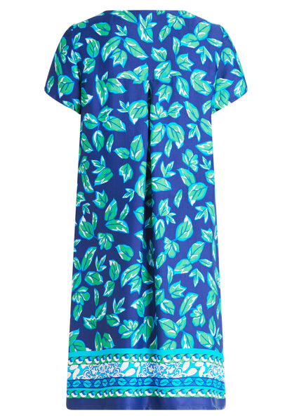 Betty Barclay - Blue and Green Floral Print Dress