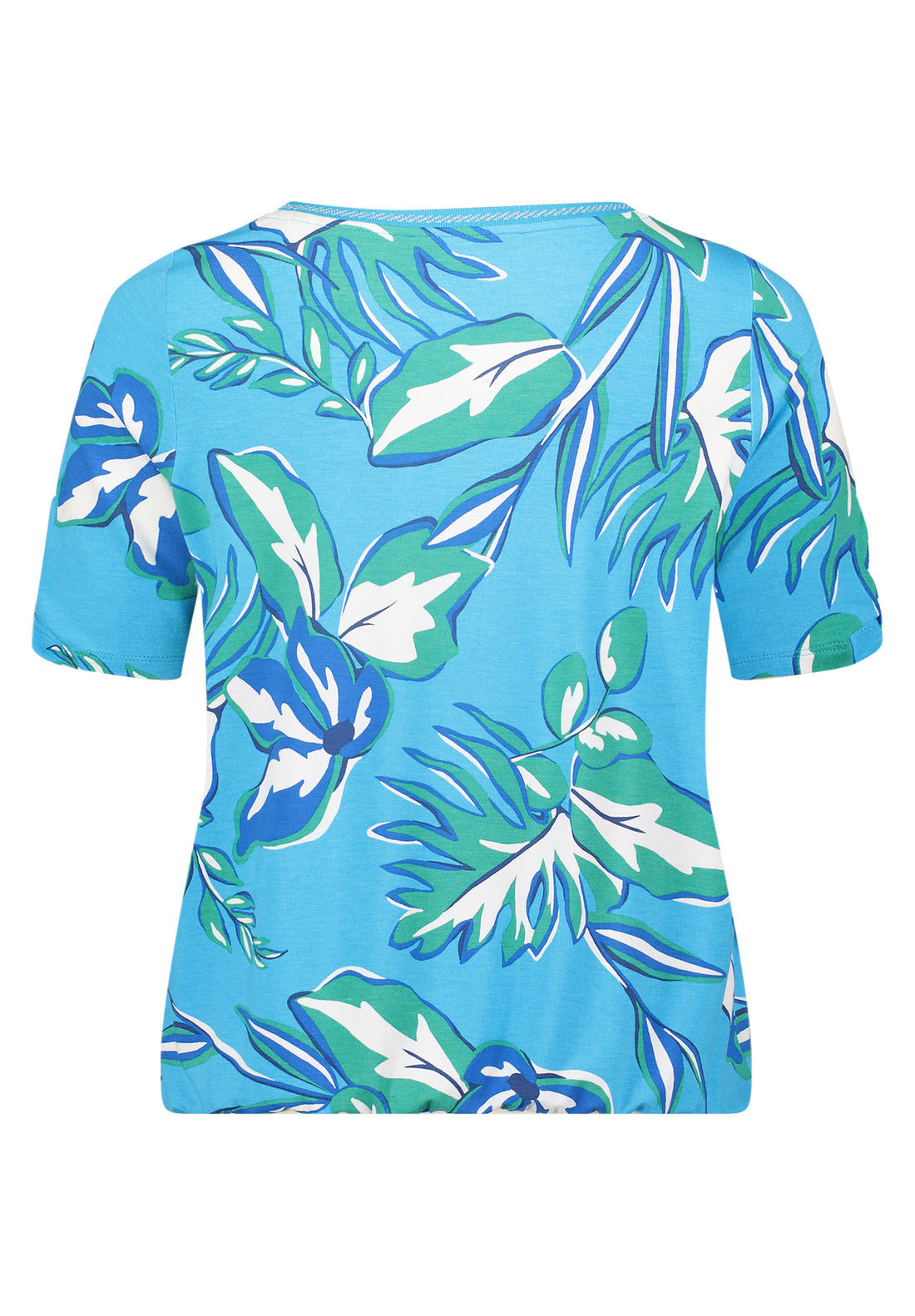 Betty Barclay - Blue and Green Floral Print Tee