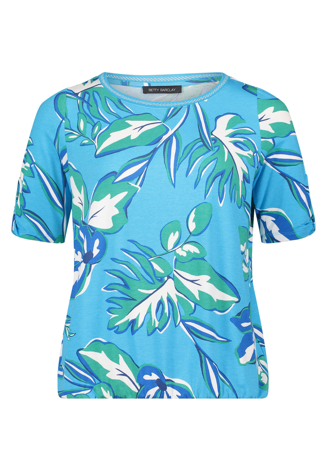 Betty Barclay - Blue and Green Floral Print Tee