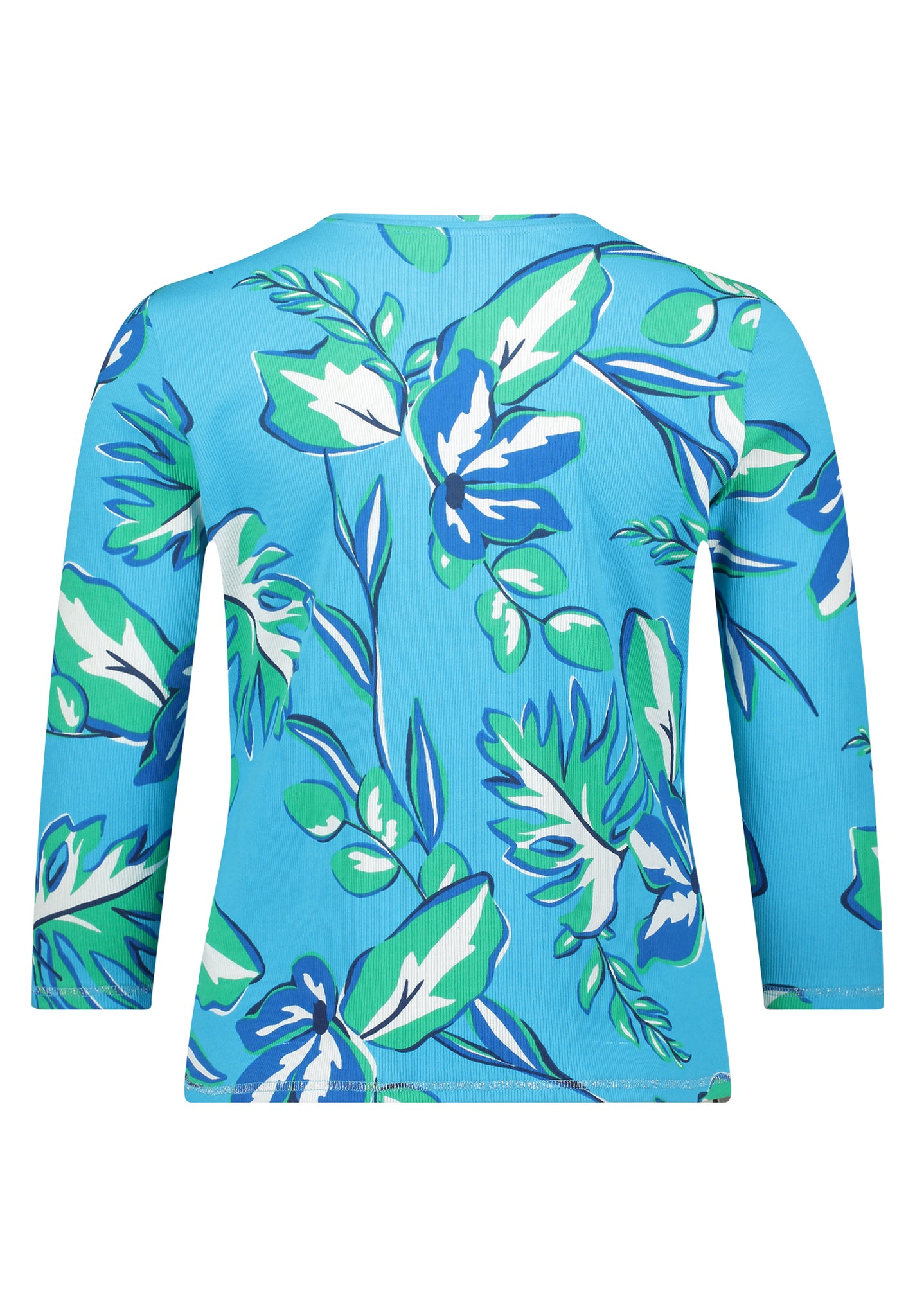 Betty Barclay - Blue and Green Floral Print Jacket