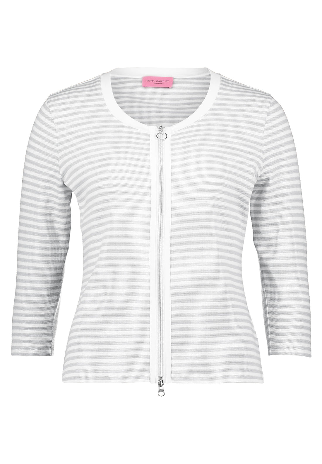 Betty Barclay - Grey and White Stripe Jacket