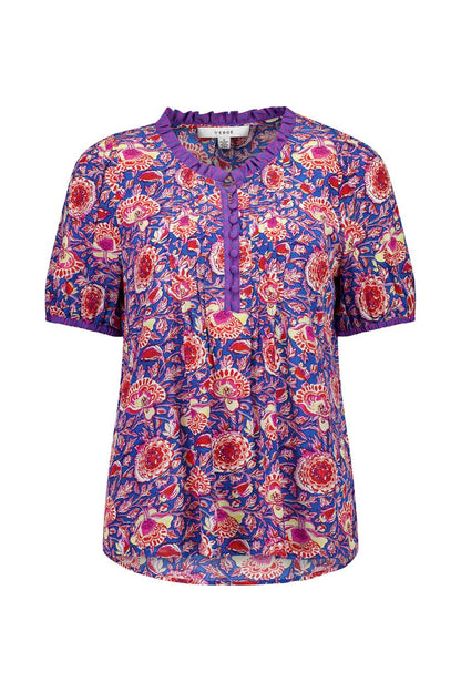 Verge Lulu Print Blouse
