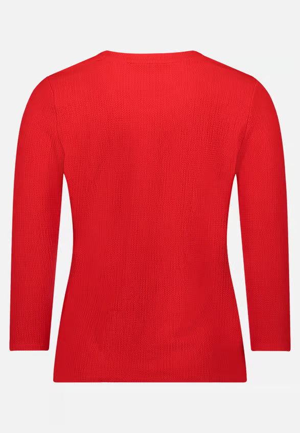 Betty Barclay - Red Texture Top