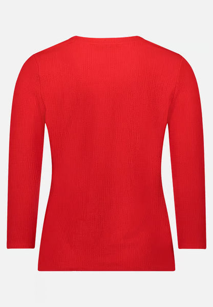 Betty Barclay - Red Texture Top