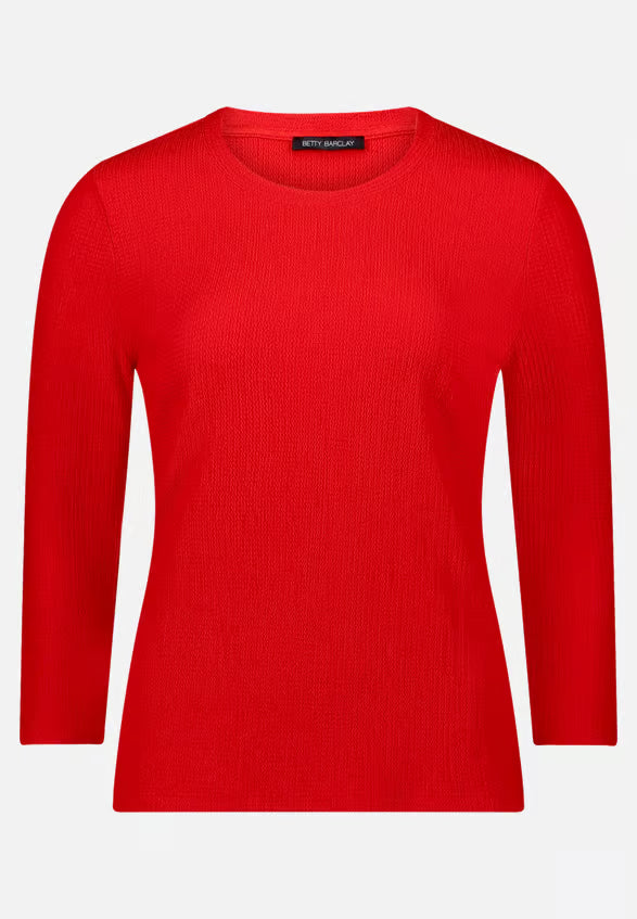 Betty Barclay - Red Texture Top