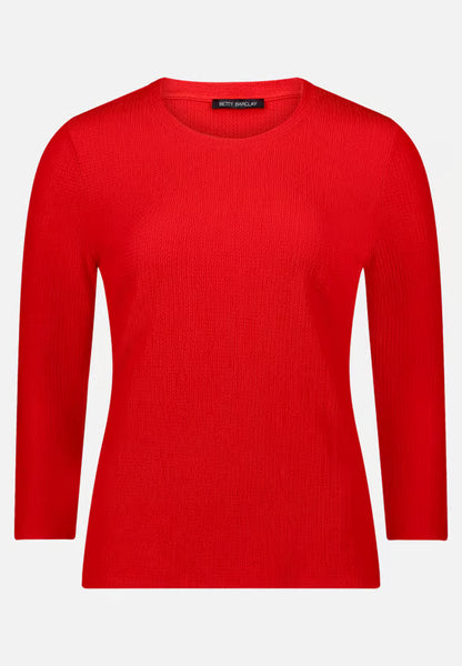 Betty Barclay - Red Texture Top