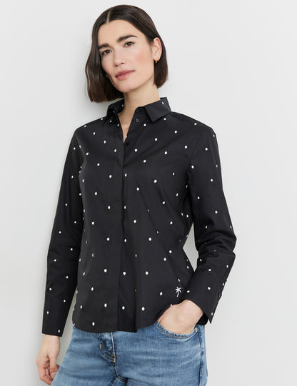 Gerry Weber - Edition Black and White Polka Dot Classic Shirt