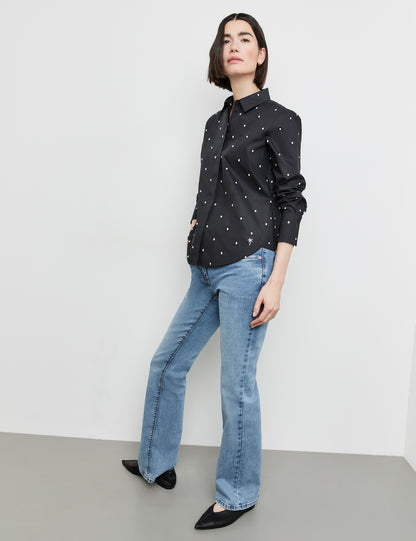 Gerry Weber - Edition Black and White Polka Dot Classic Shirt