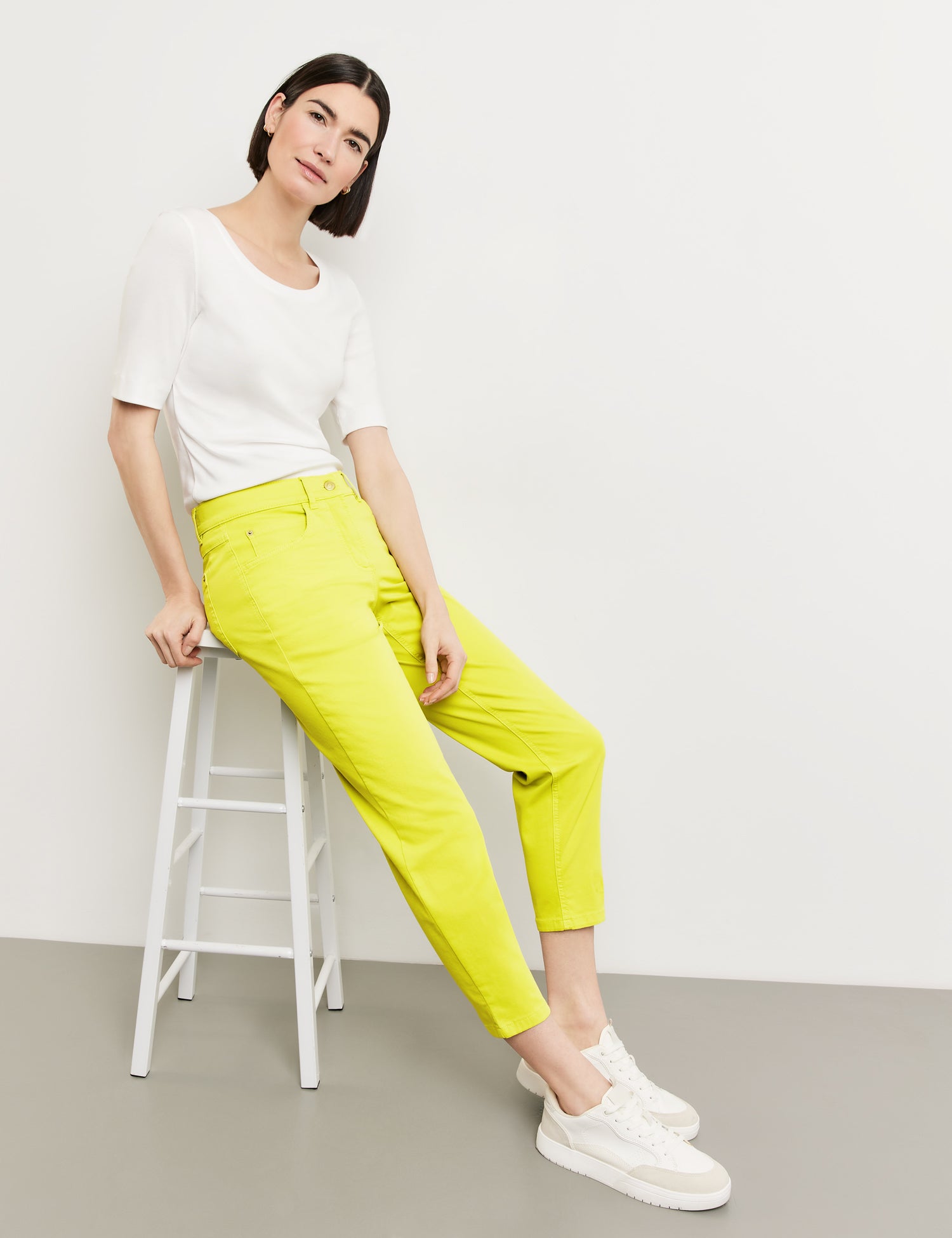 Gerry Weber -  Bright Yellow Jean Cropped