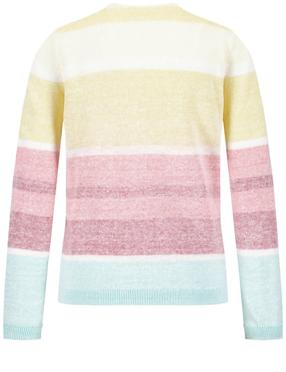 Gerry Weber - Striped Sorbet Mixed Colour Cardigan