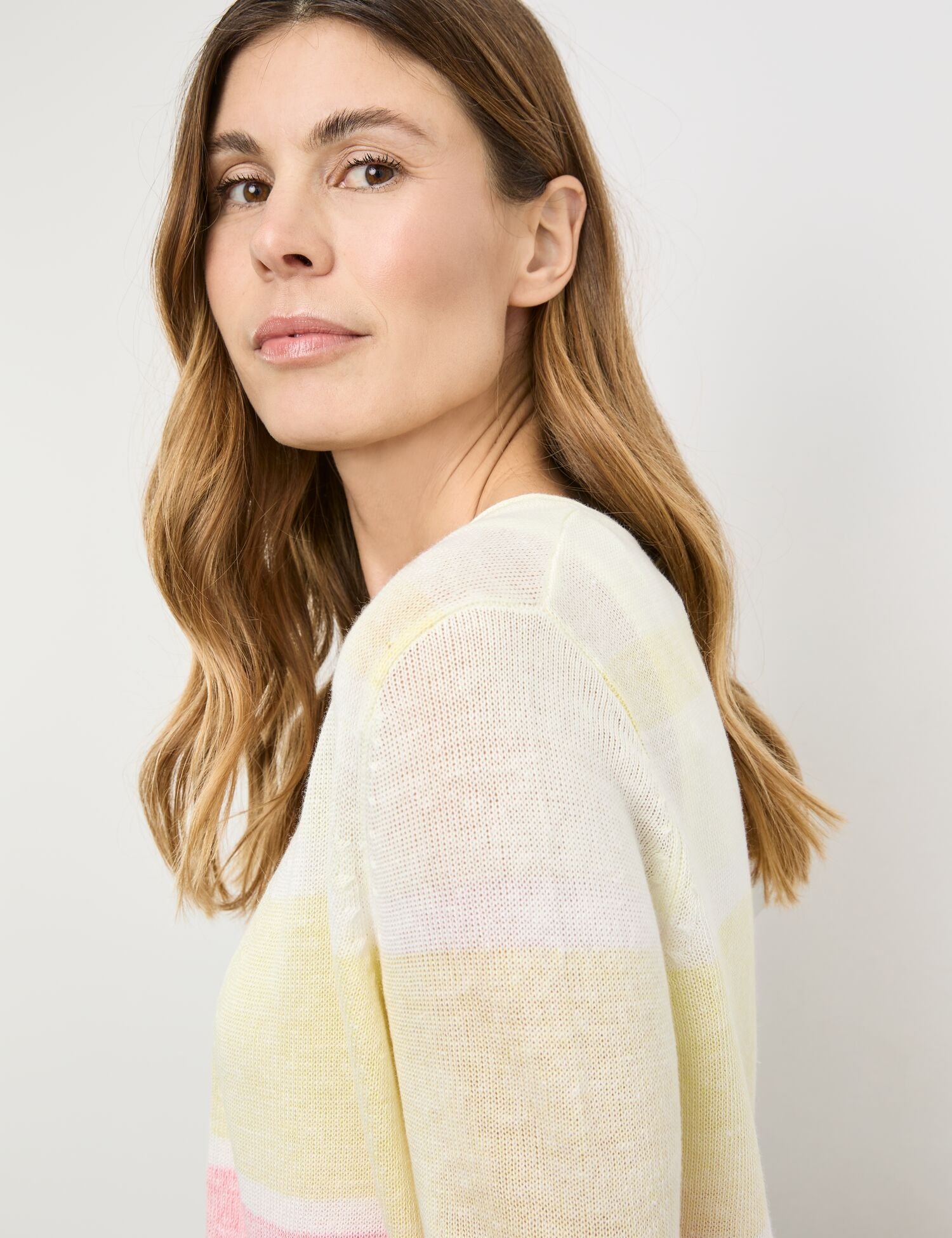 Gerry Weber - Striped Sorbet Mixed Colour Cardigan