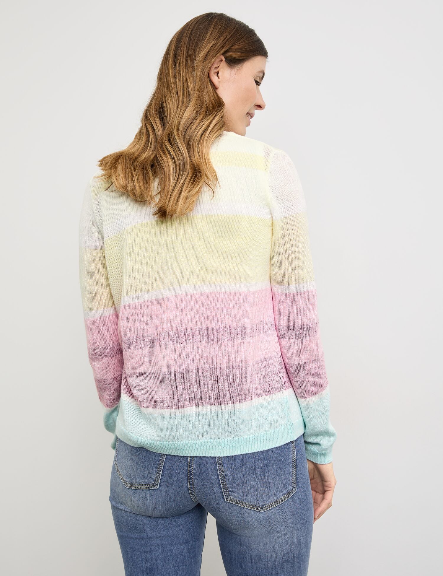 Gerry Weber - Striped Sorbet Mixed Colour Cardigan