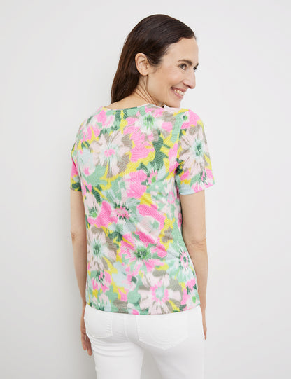 Gerry Weber - Patterned Pastel T Shirt