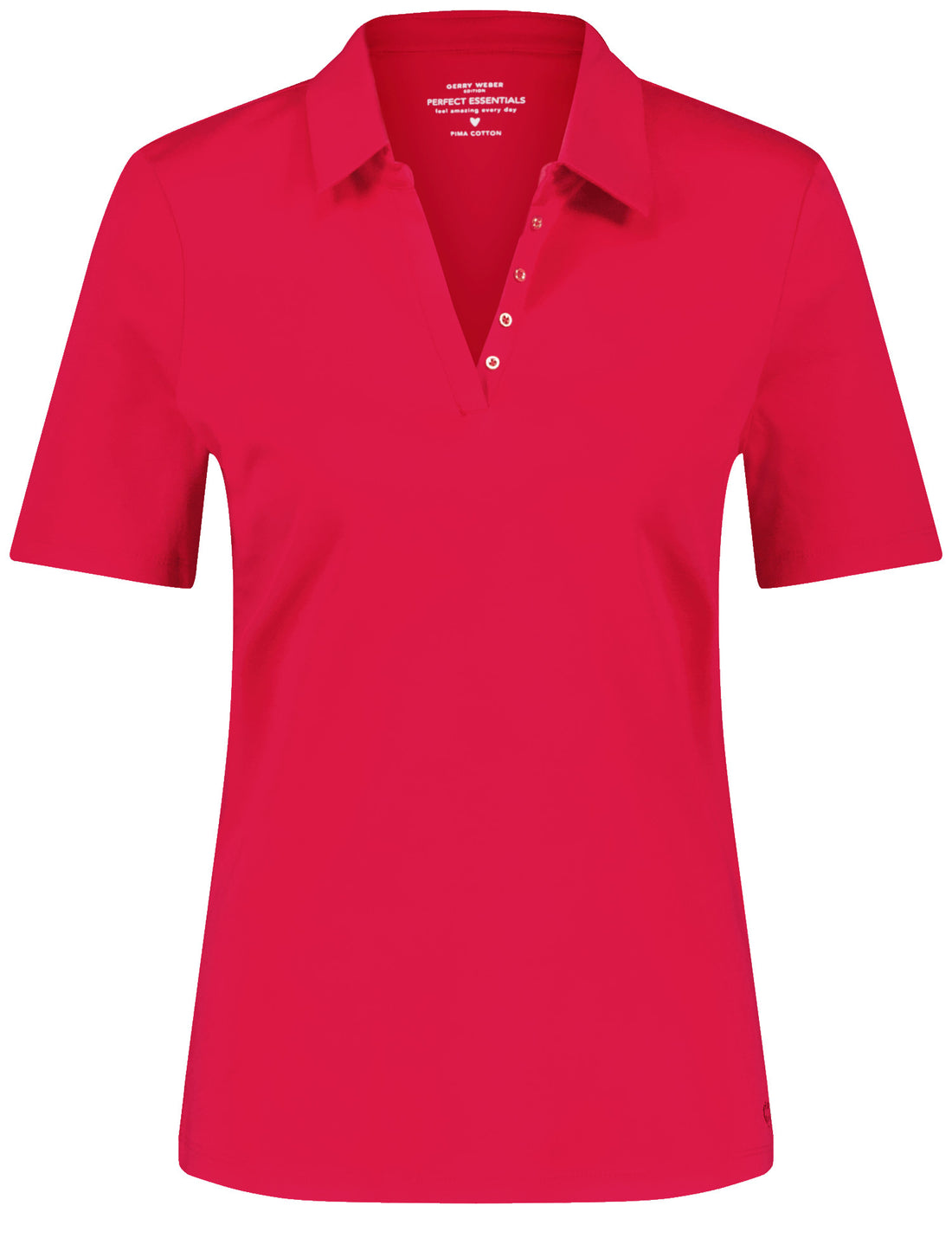 Gerry Weber - Coral Red Pima Cotton Polo