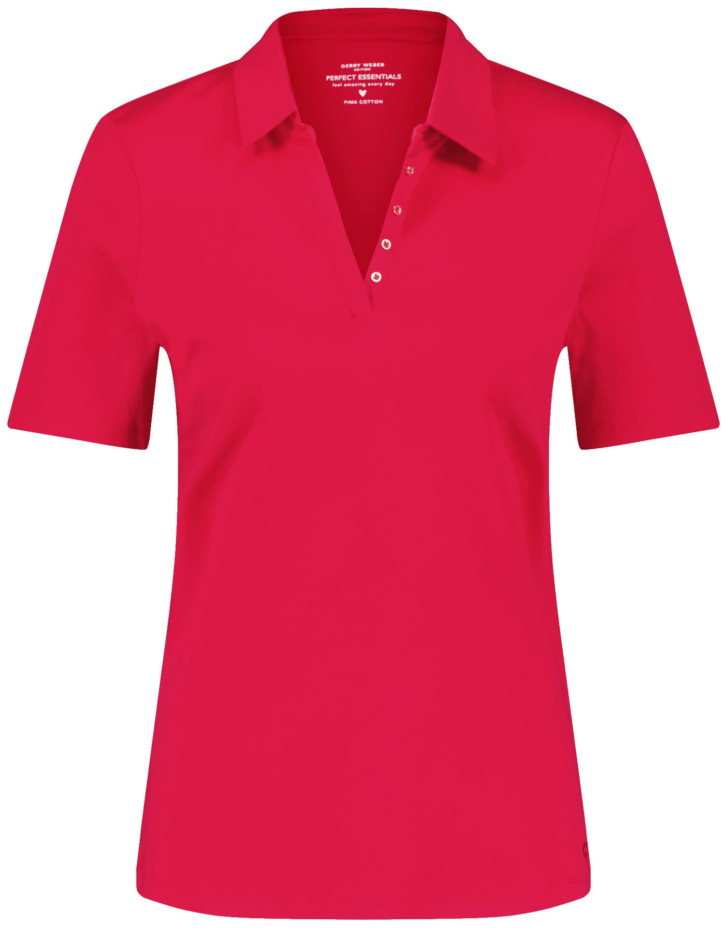 Gerry Weber - Coral Red Pima Cotton Polo