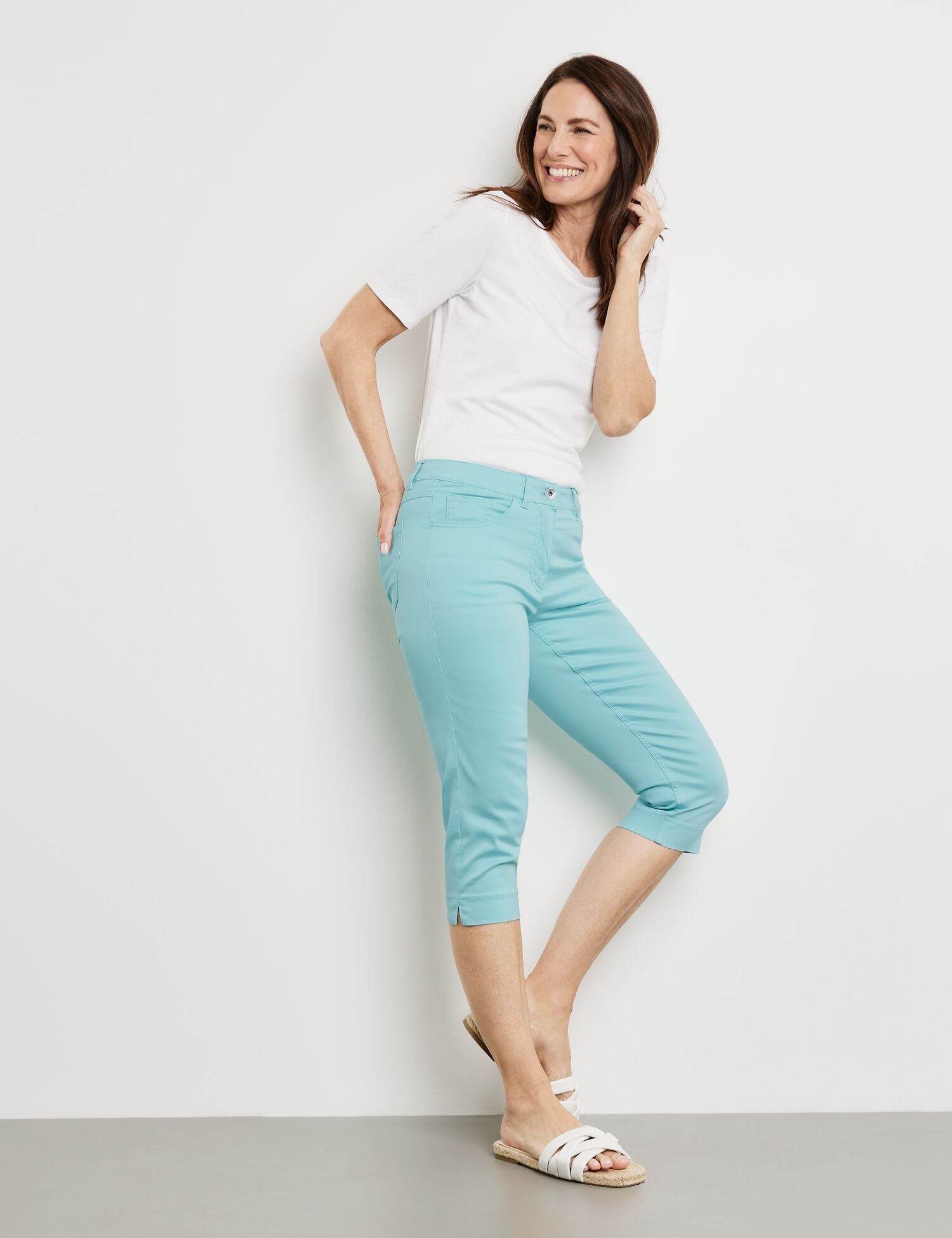 Gerry Weber - Best4Me Capri Long Shorts Aqua