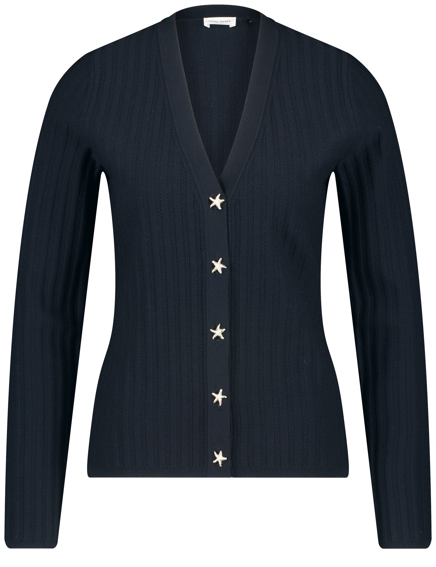 Gerry Weber - French Ink Navy Cardigan with Starfish Buttons