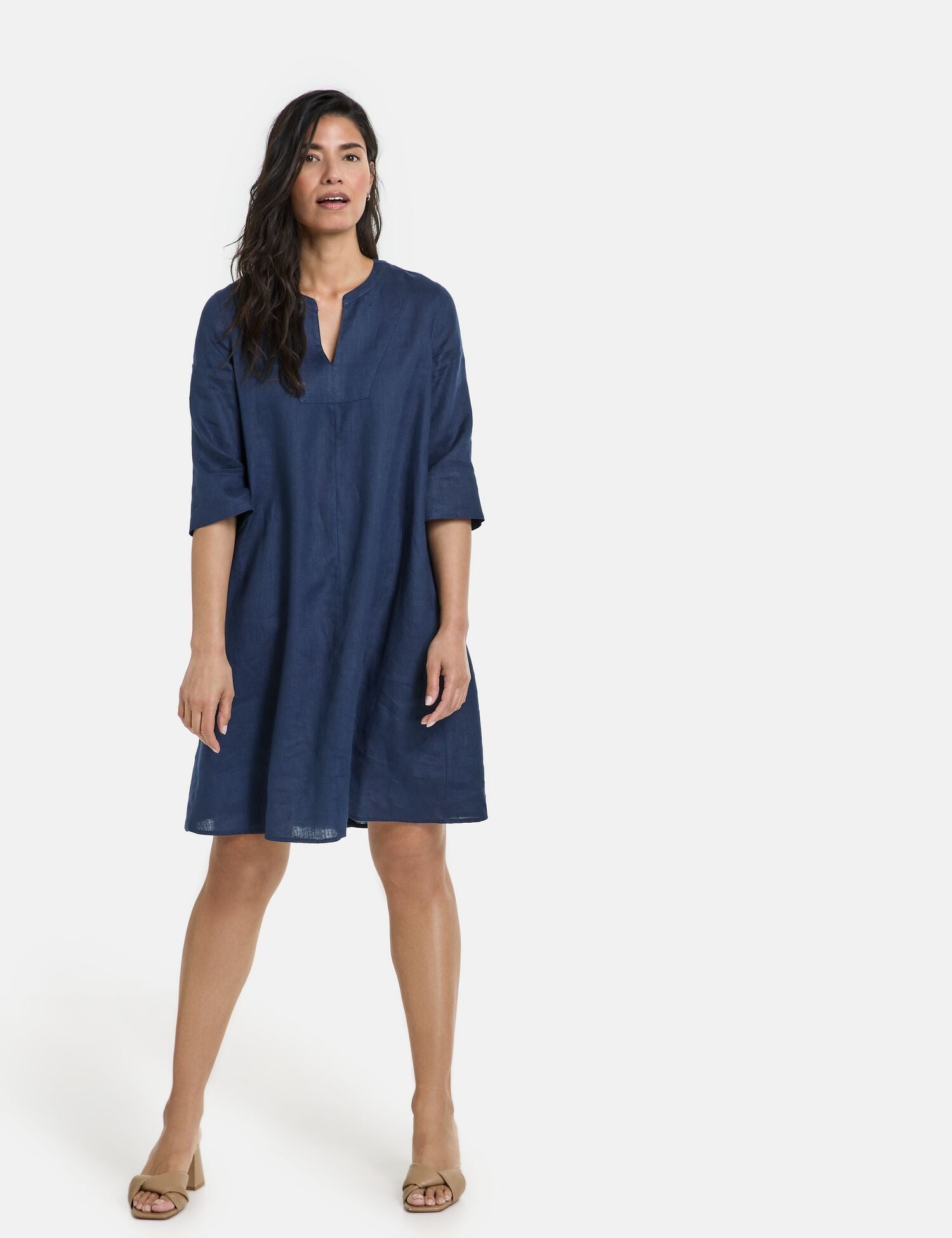 Gerry Weber - Navy Linen Tunic Dress