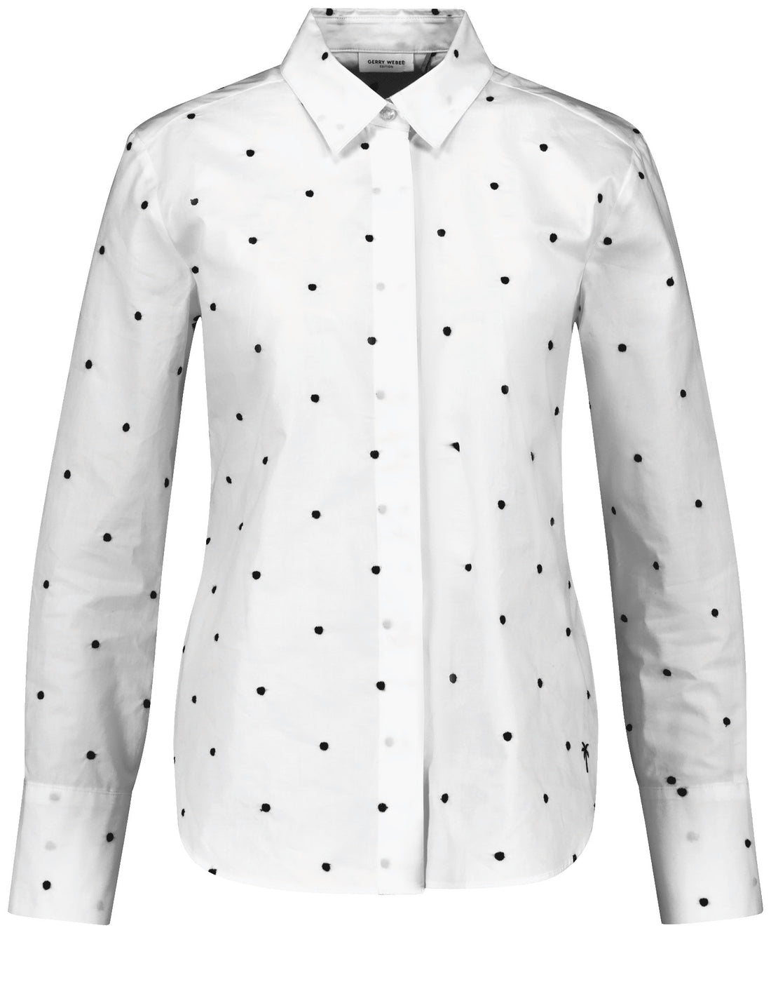 Gerry Weber - Edition White and Black Polka Dot Classic Shirt