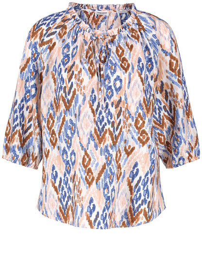 Gerry Weber - Natural Pattern Linen Blouse