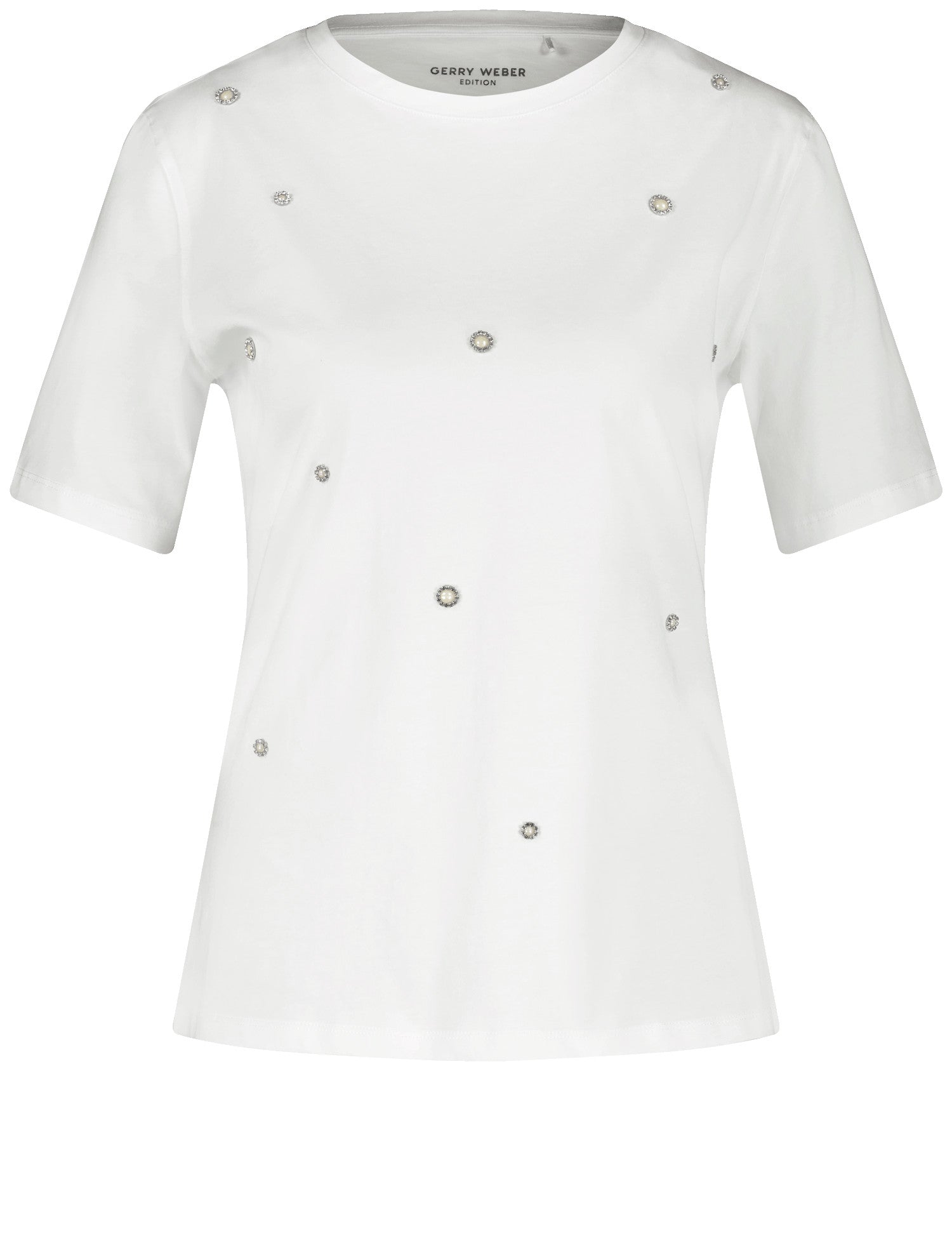 Gerry Weber - White Flower Embellished Tee