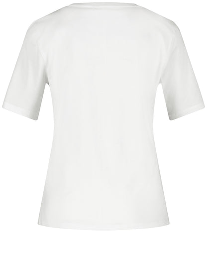 Gerry Weber - White Flower Embellished Tee