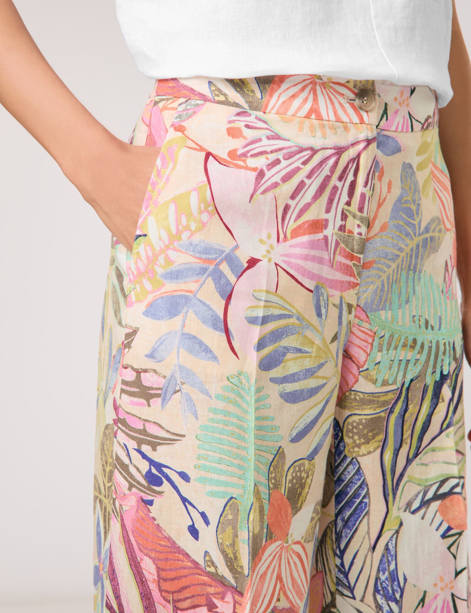 Gerry Weber - Multicolour Floral Print Pant