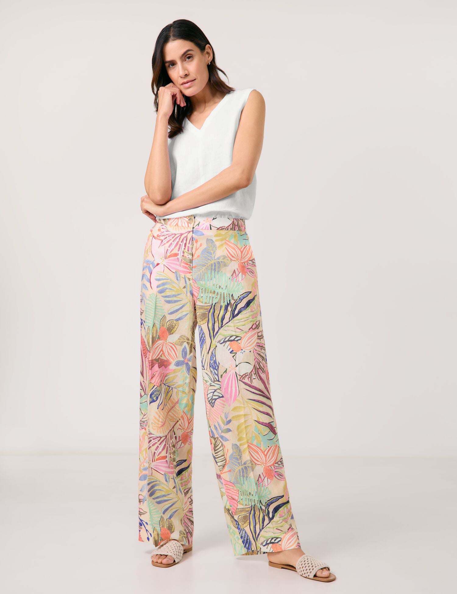 Gerry Weber - Multicolour Floral Print Pant