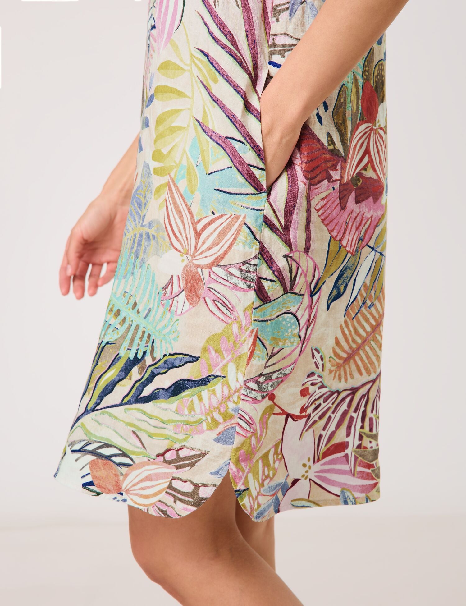 Gerry Weber- Linen Floral Dress