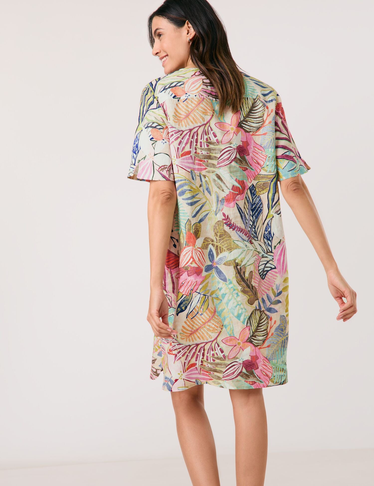 Gerry Weber- Linen Floral Dress