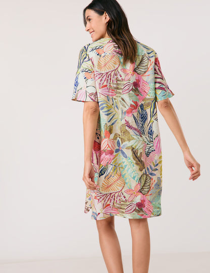 Gerry Weber- Linen Floral Dress