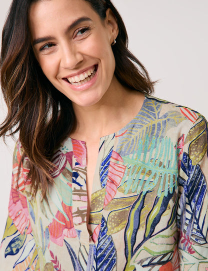 Gerry Weber- Linen Floral Dress