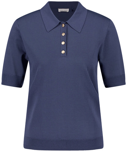 Gerry Weber - Indigo Blue Knit Polo