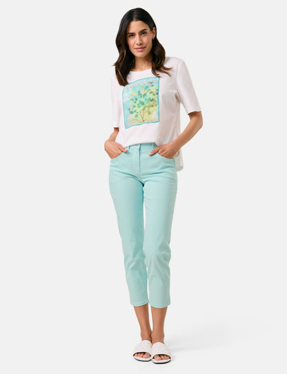 Gerry Weber - Soline Best4Me Cropped Seafoam Denim Jeans