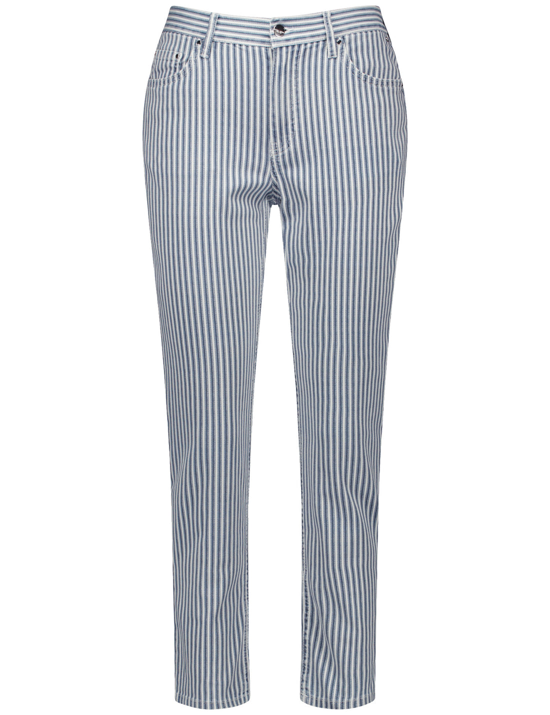Gerry Weber -Blue and White Stripe Denim Pant