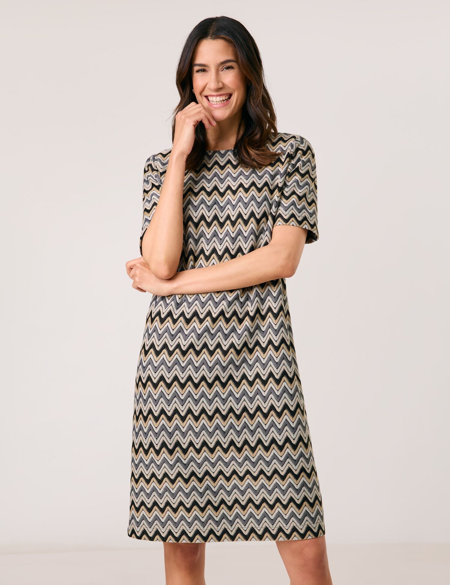 Gerry Weber- Zig Zag Crochet Look Dress
