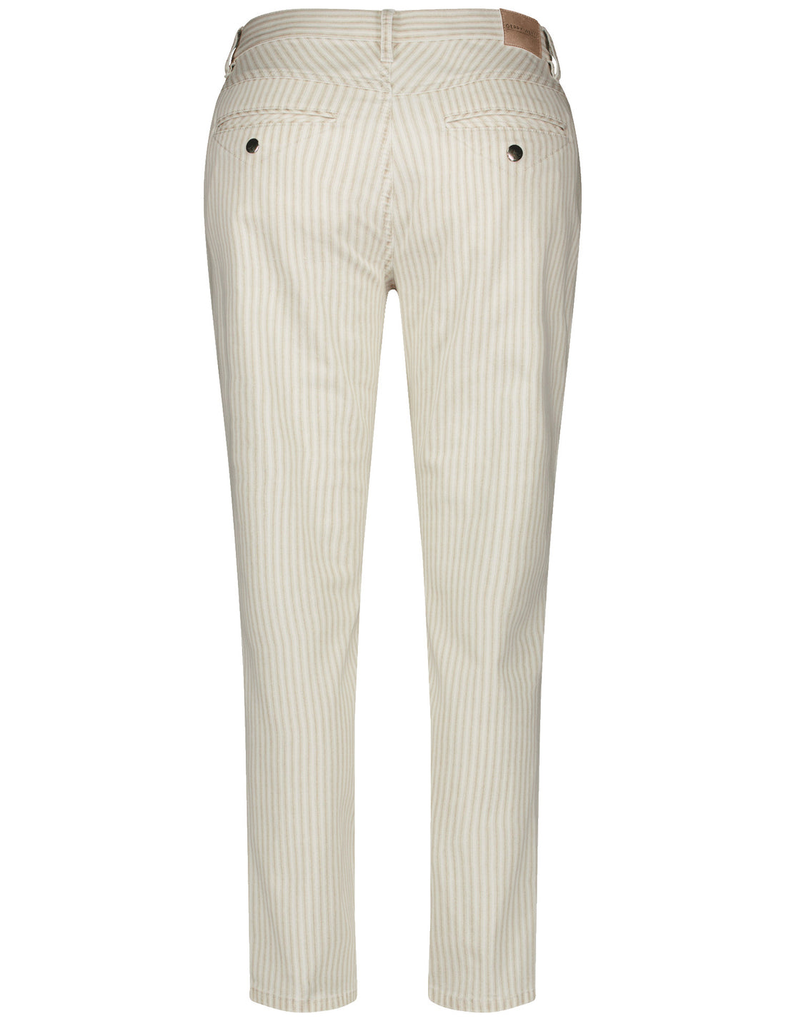 Gerry Weber -Beige and White Stripe Denim Pant