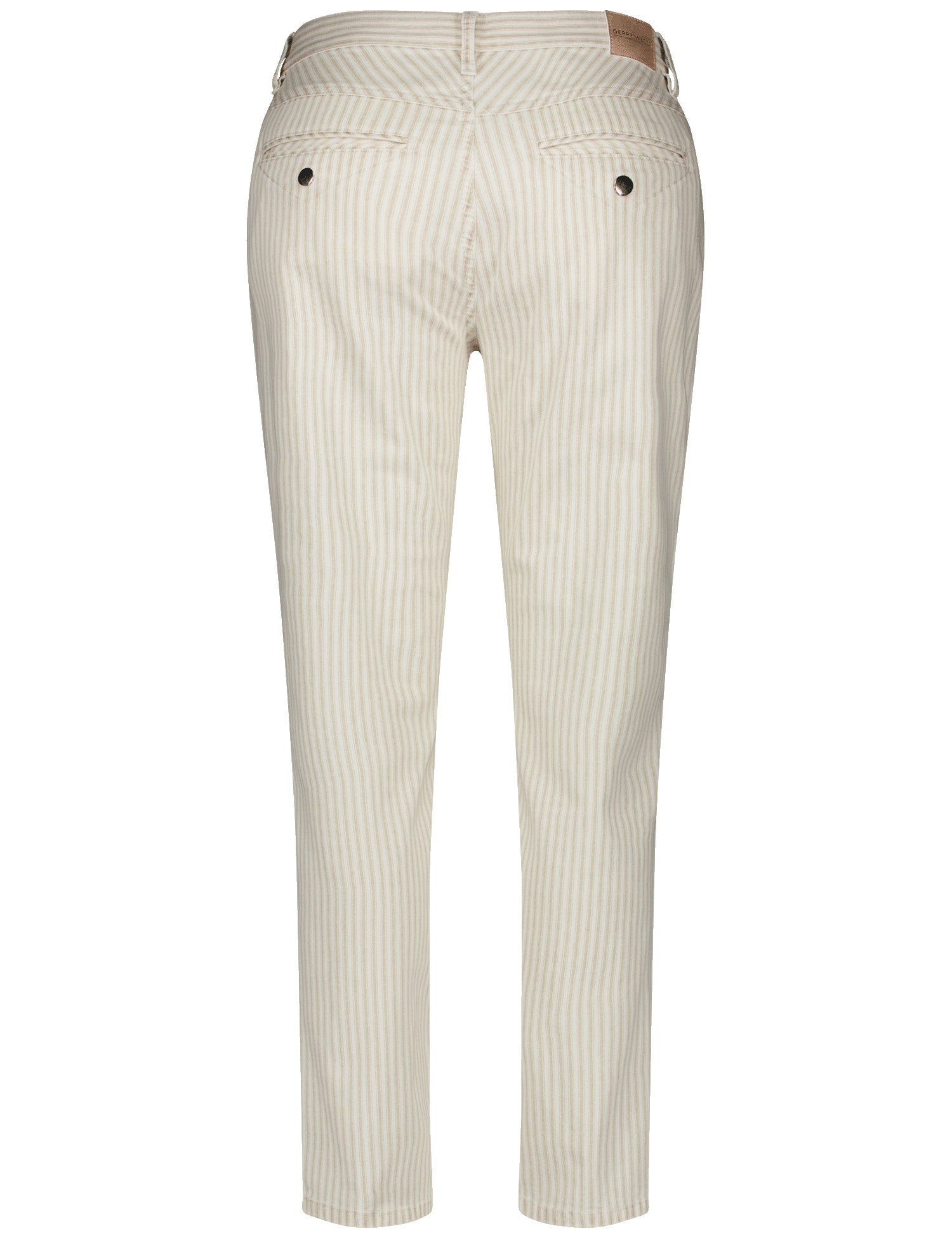 Gerry Weber -Beige and White Stripe Denim Pant