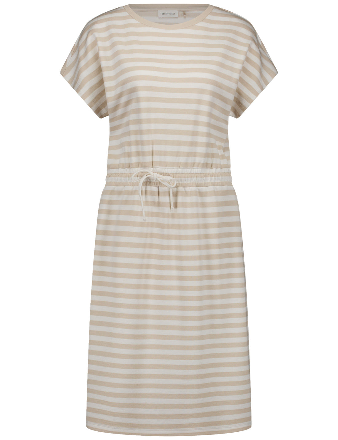 Gerry Weber - Beige and White Stripe Dress