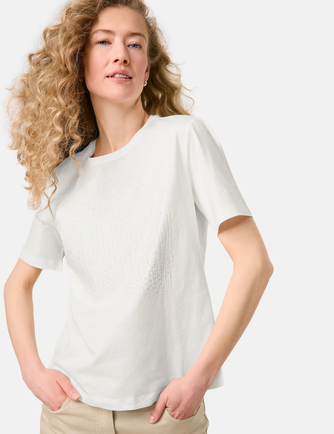 Gerry Weber White sequin T-shirt
