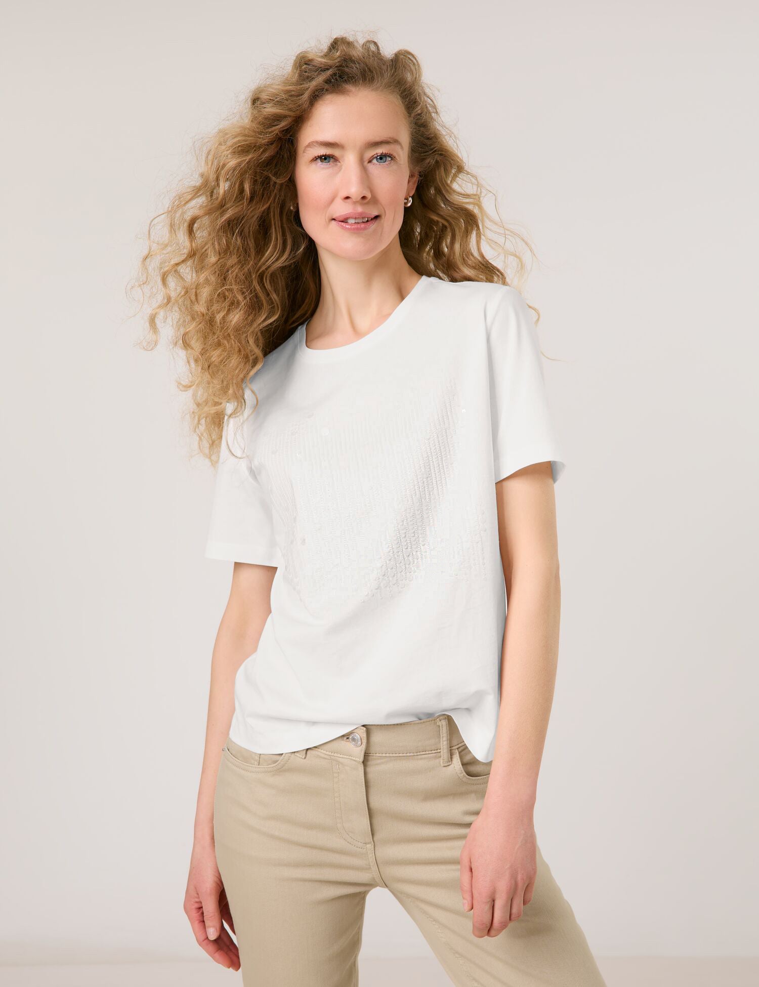 Gerry Weber White sequin T-shirt