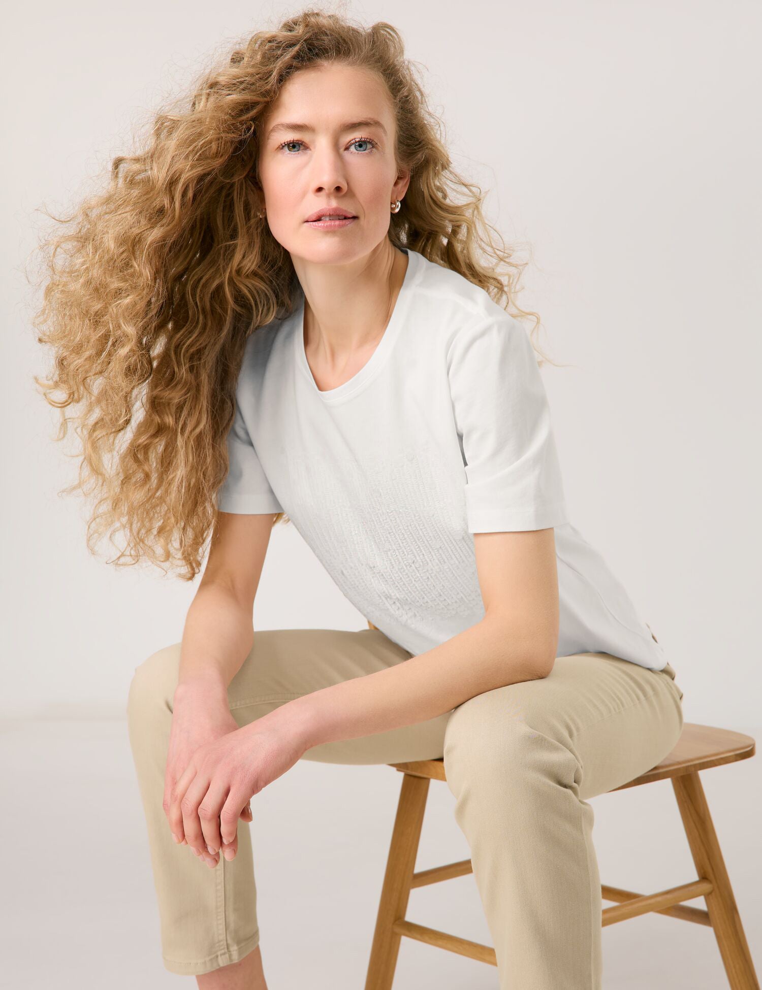 Gerry Weber White sequin T-shirt