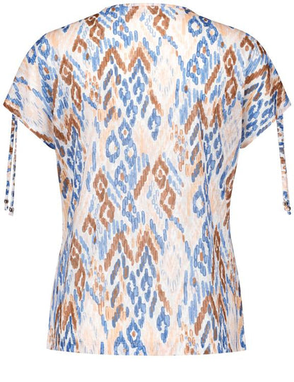 Gerry Weber - Natural Pattern Tee with Gathers